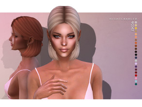 Sims 4 — Nightcrawler-Rocket (HAIR) by Nightcrawler_Sims — NEW HAIR MESH T/E Smooth bone assignment All lods 22colors