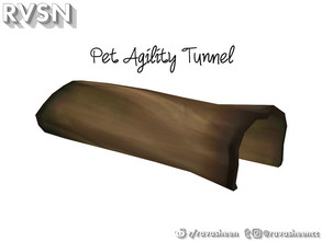 Sims 4 — Muttropolitan Agility Tunnel by RAVASHEEN — If you want your simmie dog to be 'Best In Show' then you are going