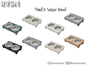 Sims 4 — Muttropolitan Food Bowl by RAVASHEEN — Is your pet bred for the finer things in life? Purchase only the highest