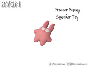 Sims 4 — Muttropolitan Freezer Bunny Toy by RAVASHEEN — No toy bin is complete without a plush Freezer Bunny. The perfect