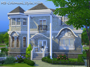 Sims 4 — MB-Colonial_Style_Villa by matomibotaki — Stately colonial-style villa for your hard to please Sims 4 family.