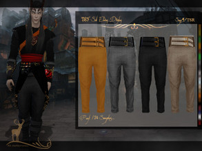 Sims 4 — DSF SET ELVEN DOGUN Pant by DanSimsFantasy — This pants corresponds to the Elven Dogun set, its resistant and
