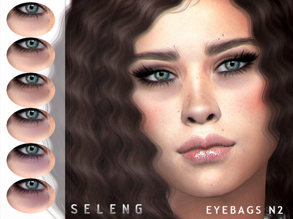 Sims 4 — Eyebags N2 by Seleng — Eyebags - dark circles for female and male Child to Elder 12 swatches Skin detail