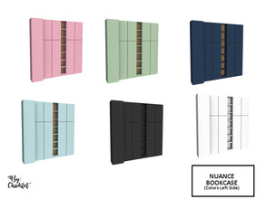 Sims 4 — Nuance Bookcase Left Side Colors by Chicklet — Part of the Nuance Dining Room Set Includes: Bookcase Left Side,
