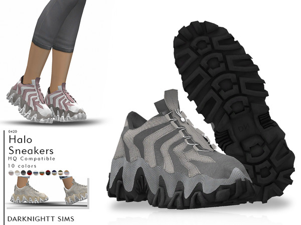 Sims 4 — Halo Sneakers by DarkNighTt — Halo Sneakers Have 10 colors. Very detailed mesh. HQ mod compatible. Hope you