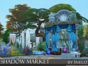 Sims 4 — Shadow Market by Ineliz — This magical market is based on the concept of Shadow Markets from the Shadowhunter