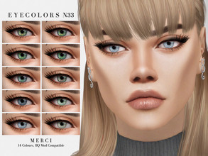 Sims 4 — Eyecolors N33 by -Merci- — Eyecolors for both genders and all ages. Face Paint category. Have Fun
