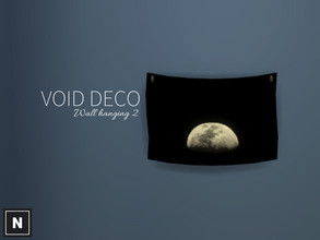 Sims 4 — netsims - void deco set - wall hanging II by networksims — A tapestry with various black and white photos Uses a