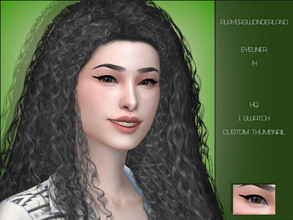 Sims 4 — Eyeliner N14 by PlayersWonderland — _HQ _Custom thumbnail _1 Swatch