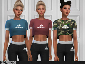 Sims 4 — ShakeProductions 415 - 1 by ShakeProductions — Tops/T Shirts New Mesh Handpainted 13 Colors 