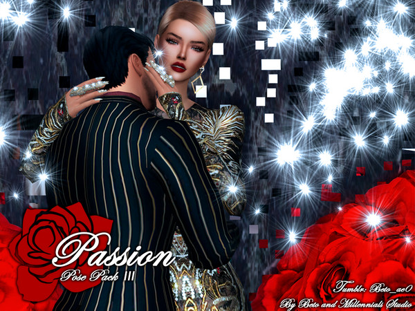 Sims 4 — Passion III - Pose Pack by Beto_ae0 — Passion returns renewed in this third edition with new poses full of