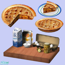 Sims 2 — Apple Pie by Exnem — This is a delicious new apple pie for your sims to cook. It will appear as a new dessert