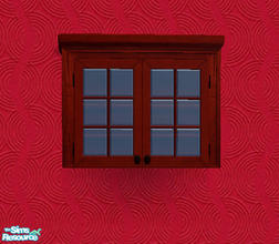 Sims 2 — Cherry Wood Kitchen-Medium Cabinet by RockinRobin — Part of the Cherry Wood Kitchen Set.