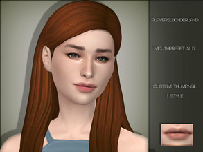 Sims 4 — Mouthpreset N17 by PlayersWonderland — _Custom thumbnail _Non default _You can find it by clicking on the mouth