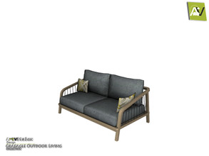 Sims 4 — Graeagle Seat Double by ArtVitalex — - Graeagle Seat Double - ArtVitalex@TSR, Apr 2020