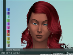 Sims 4 — Eyes of the World by Silerna — Another set of custom eyes. This set doesn't replace the default eyes, find them