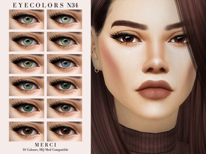 Sims 4 — Eyecolors N34 by -Merci- — Eyecolors for both genders and all ages. Face Paint category. Have Fun 