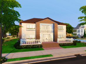 Sims 4 — Traditional Family Home No CC by one_directioner2 — Traditional two story family home with children's bedroom