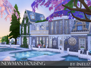 Sims 4 — Newman Housing by Ineliz — Newman Housing is famous for having the best environment to study, the highest number