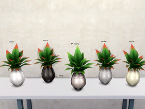 Sims 4 — plant recolor by so87g — Collection of plants. Set of 4 plants. Cost : 80 you can found it in decorations -