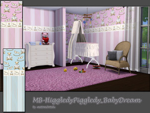 Sims 4 — MB-HiggledyPiggledy_BabyDream by matomibotaki — MB-HiggledyPiggledy_BabyDream, cute wallpaper for the little