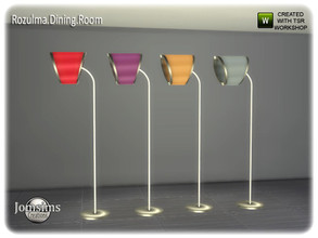 Sims 4 — Rozulma Dining floor lamp by jomsims — Rozulma Dining floor lamp