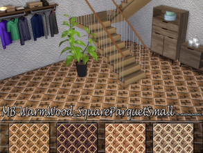 Sims 4 — MB-WarmWood_SquareParquetSmall by matomibotaki — MB-WarmWood_SquareParquetSmall, elegant smaller patterned