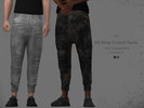 Sims 4 — DS Drop Crotch Pants by DarkNighTt — DS Drop Crotch Pants Have 2 colors. Handpainted texture. Game Mesh. HQ mod