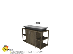 Sims 4 — Faringdon Sink by Onyxium — Onyxium@TSR Design Workshop Bathroom Collection | Belong To The 2020 Year