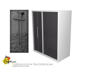 Sims 4 — Faringdon Shower by Onyxium — Onyxium@TSR Design Workshop Bathroom Collection | Belong To The 2020 Year