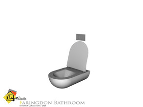 Sims 4 — Faringdon Toilet With Open Lid by Onyxium — Onyxium@TSR Design Workshop Bathroom Collection | Belong To The 2020