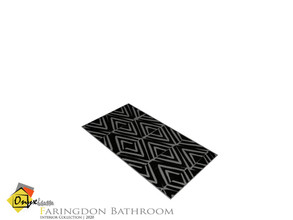 Sims 4 — Faringdon Rug by Onyxium — Onyxium@TSR Design Workshop Bathroom Collection | Belong To The 2020 Year