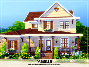 Sims 4 — Valetta - Nocc by sharon337 — 30 x 20 lot. Value $167,202 4 Bedroom 4 Bathroom . This house contains No Custom