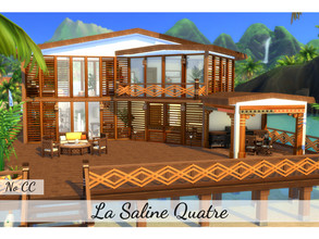 Sims 4 — La Saline Quatre beach house by diaaa1112 — La Saline Quatre is a warm, tropical home for a small or medium