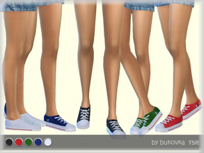 Sims 4 — Sneakers 2  Female by bukovka — Sneakers for women of all ages. Installed autonomously, my new mesh is enabled.
