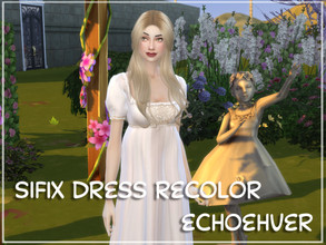 Sims 4 — SIFIX Nellie Dress Recolor - Mesh needed by Echoehver — MUST HAVE SIFIX MESH FOR THIS DRESS TO SHOW UP IN GAME.