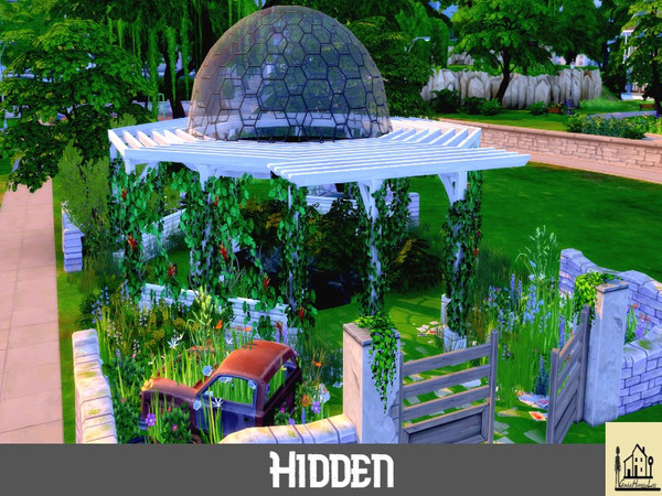 Sims 4 — Apocalypse- Hidden by GenkaiHaretsu — During the apocalypse, we live underground, an abandoned city park is a