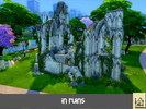 Sims 4 — Apocalypse- In ruins by GenkaiHaretsu — Zombies are everywhere, but at least I finally lived in the castle, even