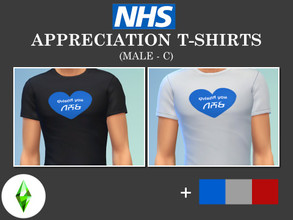 Sims 4 — NHS Appreciation Shirts (Male, type C) by Teknikah — NHS Appreciation Shirts (Male, type C) T-shirts for your