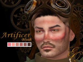 Sims 4 — Artificer Blush by EvilQuinzel — - Blush category; - Female and male; - Teen + ; - All species ; - 6 colors; -