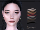 Sims 4 — Eyebrows14-Lina by ANGISSI — *10 colors *HQ compatible *Female *Custom thumbnail