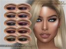 Sims 4 — Eyeshadow N102 by FashionRoyaltySims — Standalone Custom thumbnail 10 color options HQ texture Compatible with