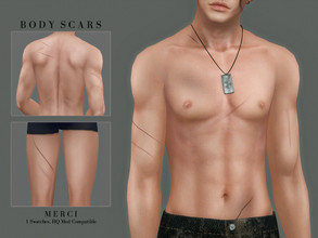 Sims 4 — Body Scars by -Merci- — Unisex. Tattoo Category. Have Fun!