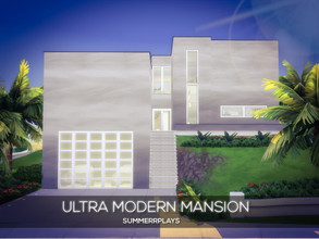 Sims 4 — Ultra Modern Mansion by Summerr_Plays — A very modern mansion in Del Sol Valley. Open concept main living and
