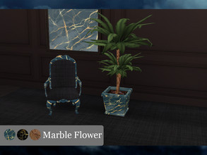 Sims 4 — Marble Series - Plant by janek04 — Marble Plant from Marble Series by JB! Avabile in 3 colors: - Golden blue