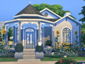 Sims 4 — Sunflower Victorian by Simsational_Builds — A small home (Tier 3 small home for those with Tiny House Living,