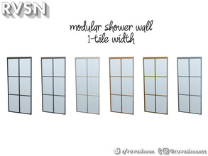 Sims 4 — Keep It Clean 1-Tile Wall by RAVASHEEN — Now your simmies can keep it clean their way! The Keep It Clean DIY