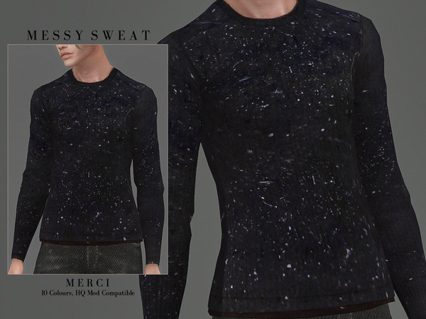 Sims 4 — Messy Sweat by -Merci- — For men. Have Fun!