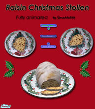 Sims 2 — Christmas Stollen - Raisin by Simaddict99 — Delicious Raisin Christmas Stollen for your sims to prepare and
