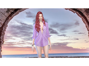 Sims 4 — CAS Background: Window_to_the_mediterranea by kmi00 — Remember to only use one CAS background at a time in your